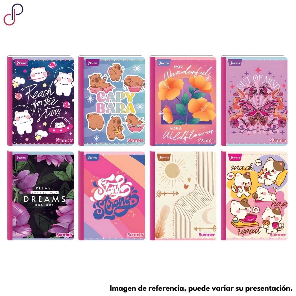 CUADERNO COS 50-2 FEMENINO SUMMER NORMA