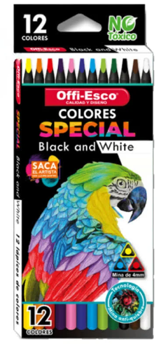 COLORES OFFI-ESCO X12 BLACK AND WHITE OE-131