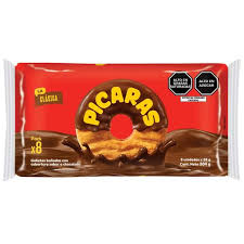 Picaras de chocolate - 304gr x 8 und