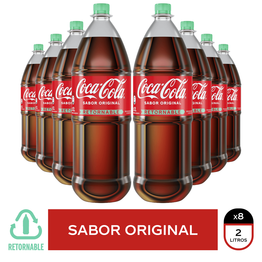 Coca Cola 2L - Retornable x 8 unidades