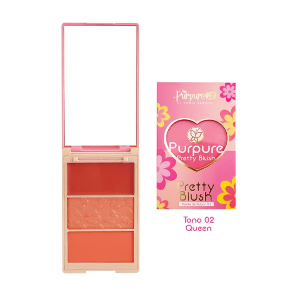 RUBOR X3 PRETTY BLUSH PURPURE 2