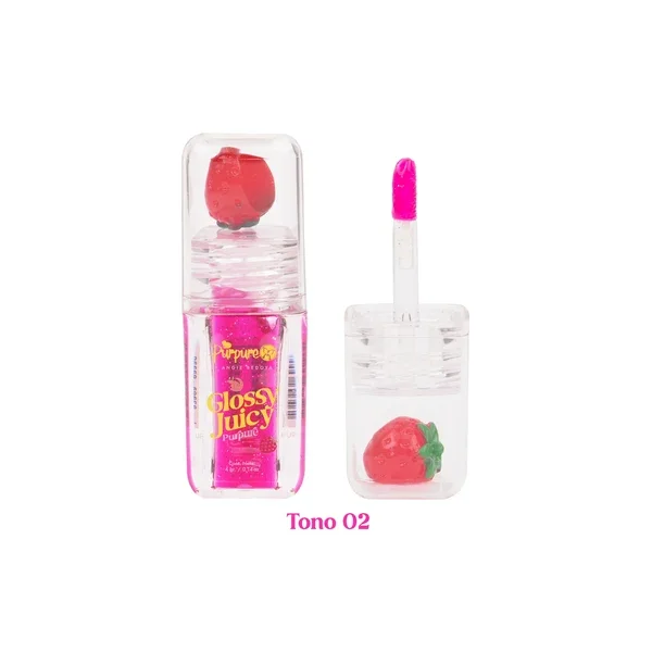 Lip Gloss Glossy Juicy Purpure Fresa
