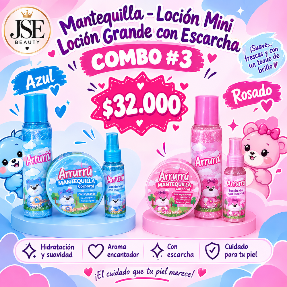 Combo #3 Mantequilla - Locion Mini + Locion Grande