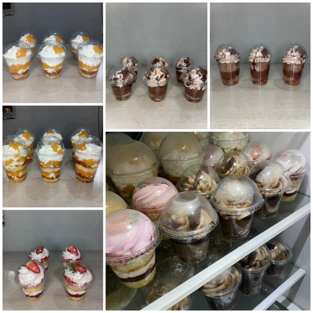 torta en vasos