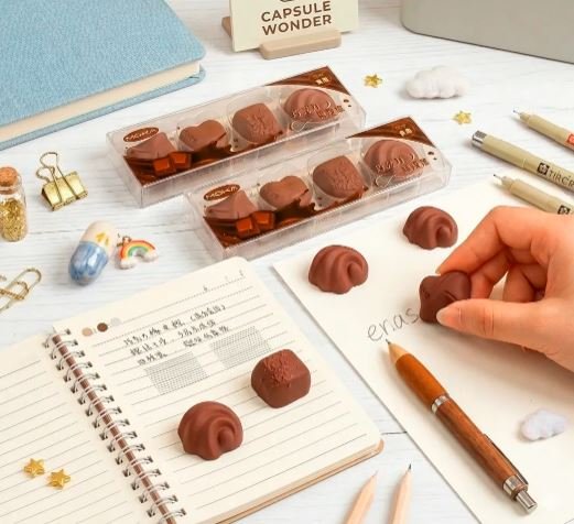 Set de Gomas Chocolate con Aroma