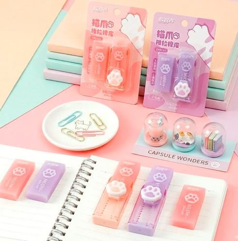 Set 2 Gomas Pata de Gatito