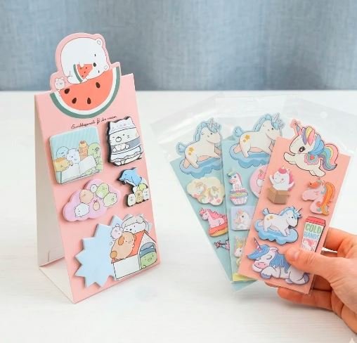 Post-it Kawaii Sumikko & Unicornio
