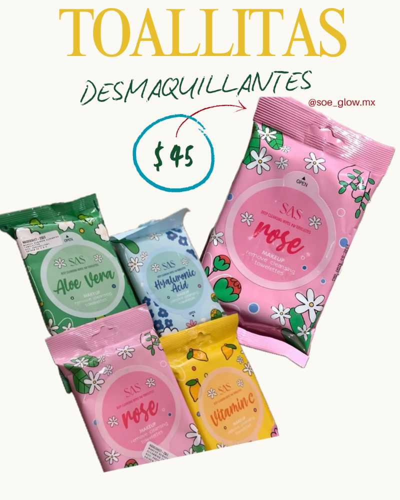 TOALLITAS DESMAQUILLANTES
