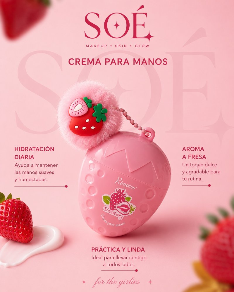 CREMA PARA MANOS (FRESA)