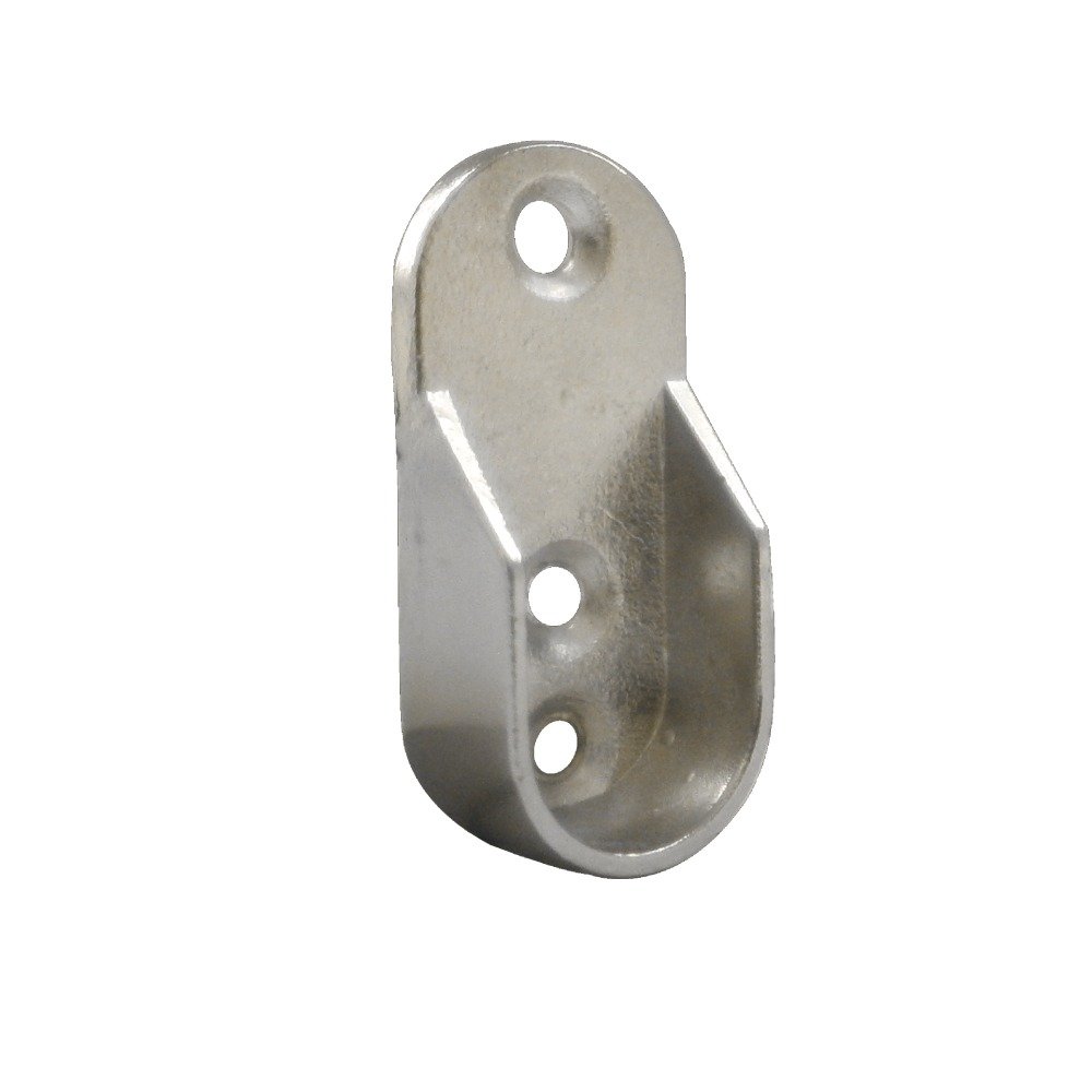 SOPORTE TUBO OVALADO INOXIDABLE