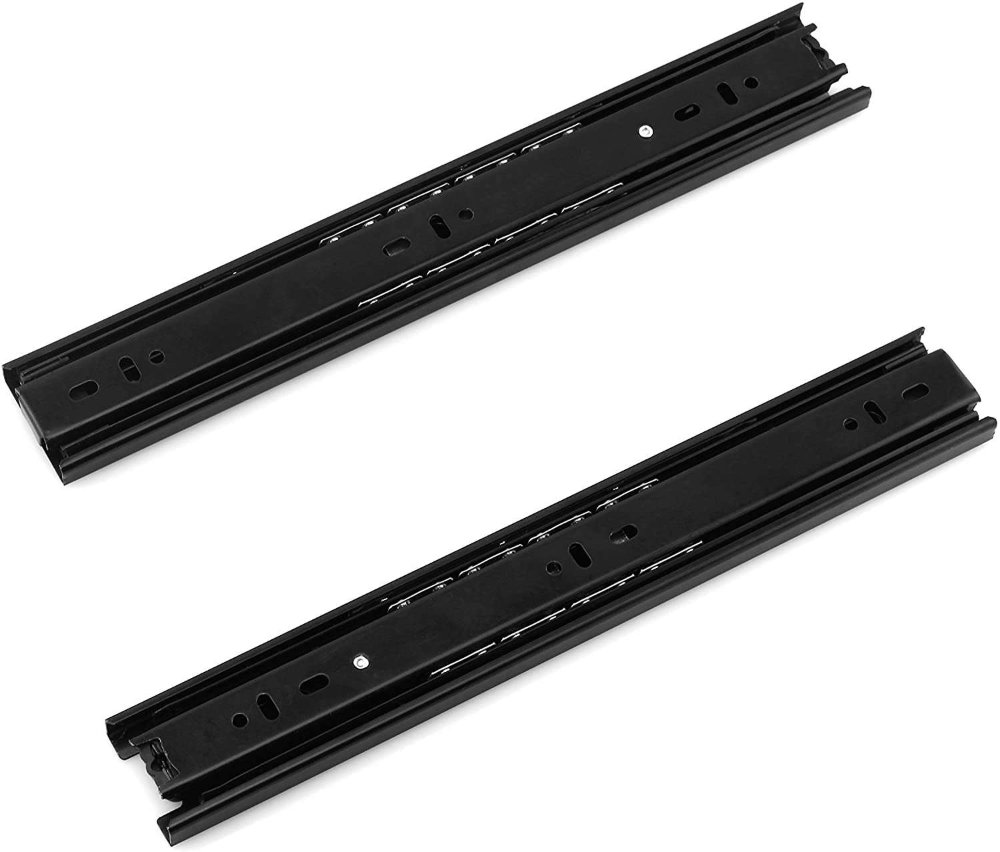 RIEL TELESCOPICO NEGRO 20" CIERRE LENTO