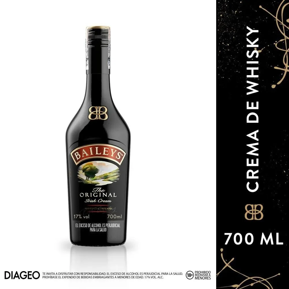 Crema Whisky Baileys Botella x 700 ml