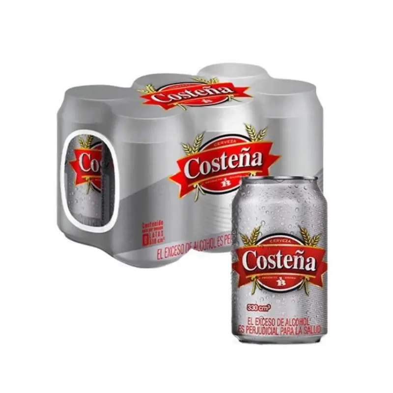 costeña gris sixpac