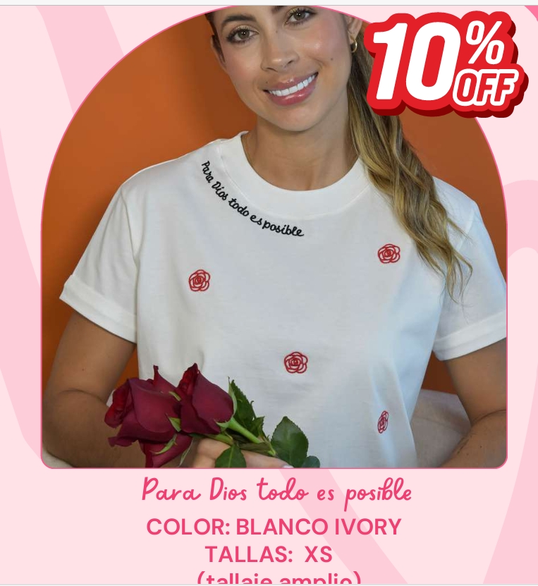 Para Dios todo es posible TALLA XS