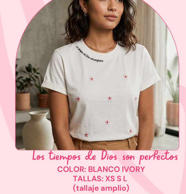 Los tiempos de Dios Son perfectos 10% TALLA XS- L