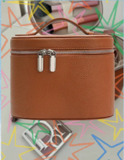 MAKEUP BAG MARRON