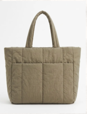 MINI TOTE BAG KAKI OSCURO