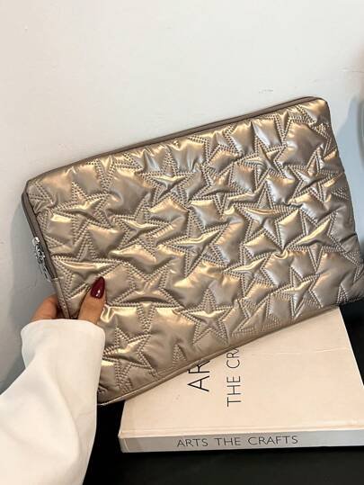 PORTA LAPTOP DE ESTRELLA DORADO DE 15 PULGADAS