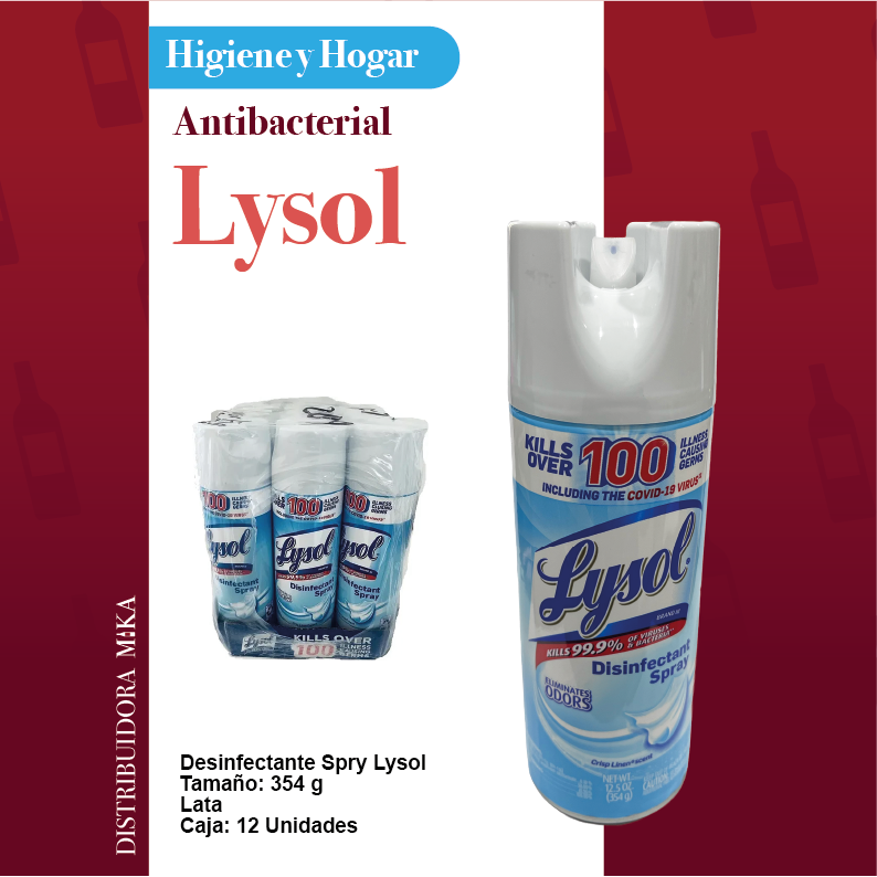 CD600 LYSOL SPRAY UNIDAD
