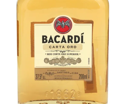 Bacardi oscuro 200ml