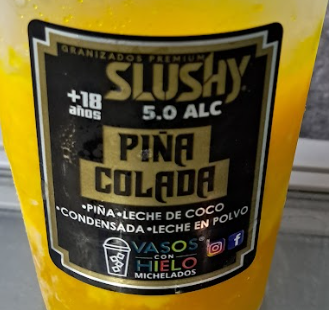 Michelado Slushy Piña Colada