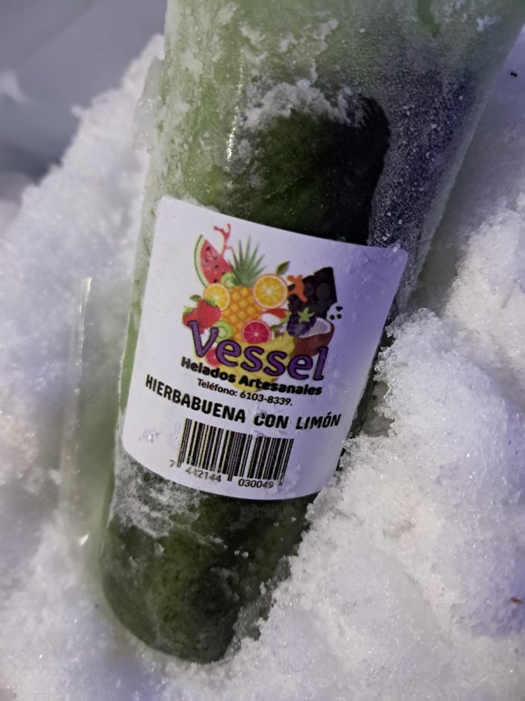 Helado Vessel Hierbabuena