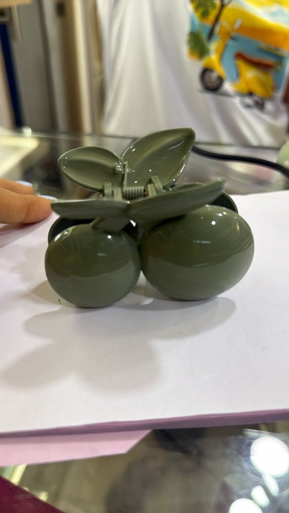 GANCHO VERDE CEREZA