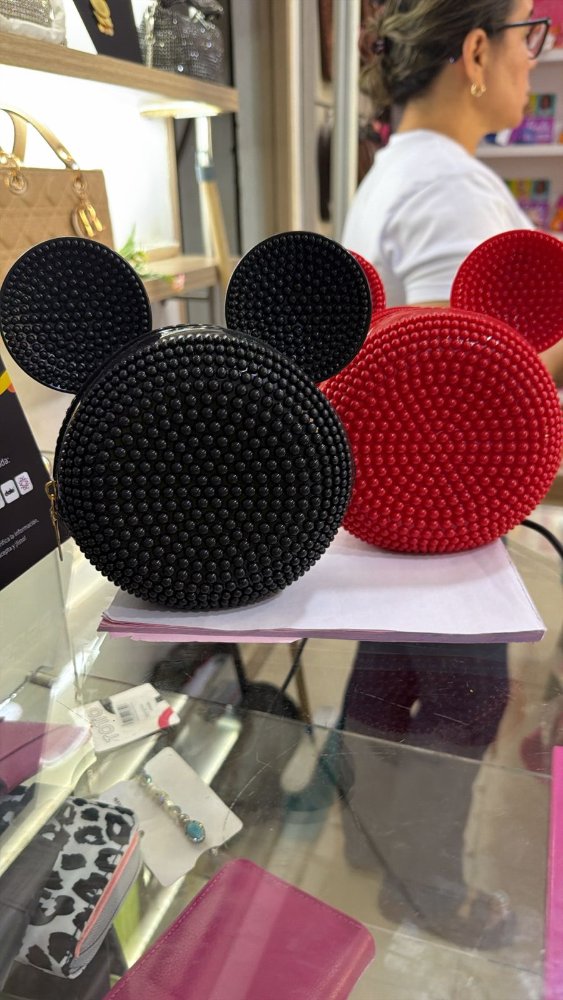 BOLSO MINNIE ROJO Y NEGRA