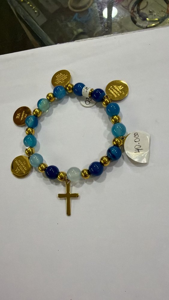 PULSERA AZUL MANDAMIENTO