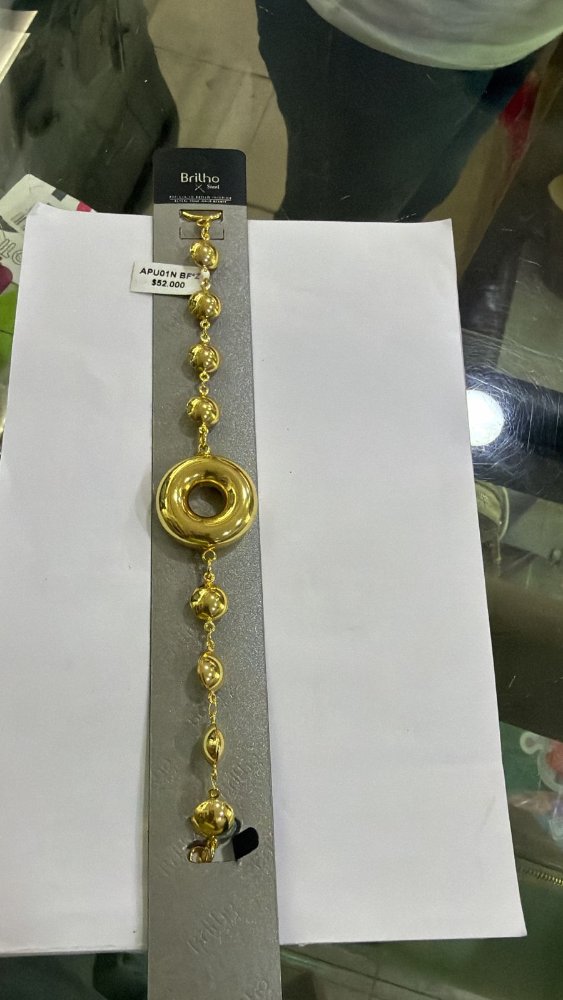 pulsera dorado donal