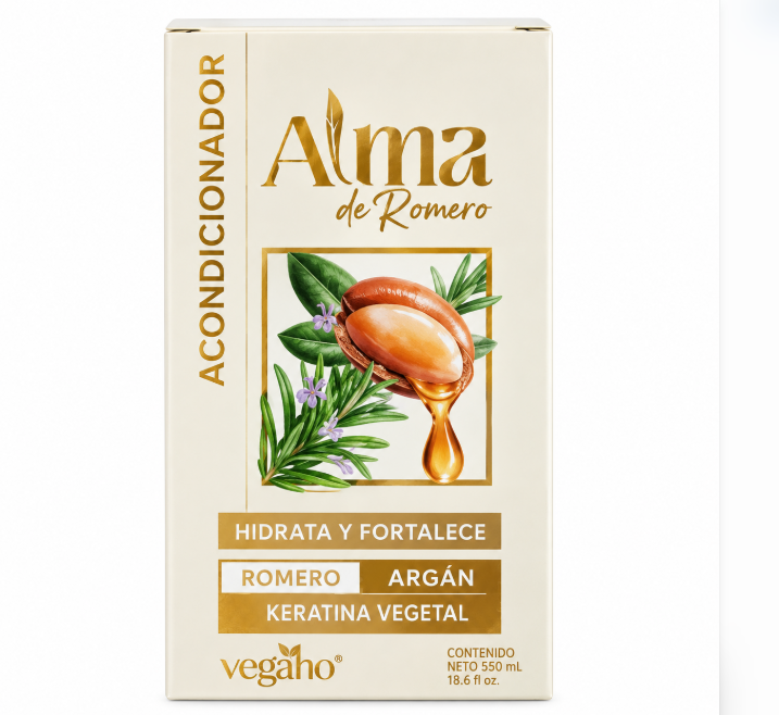 CAJA SACHET ACONDICIONADOR ALMA ROMERO Y ARGAN 18ML X 12UND