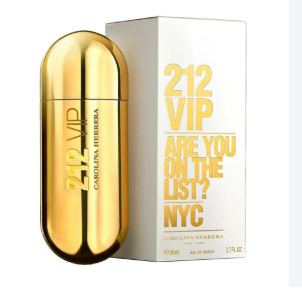 CAROLINA HERRERA 212 VIP METALICA DAMA