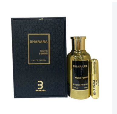 BHARARA NICHE FEMME (BAUL NEGRO-DORDADO) UNISEX