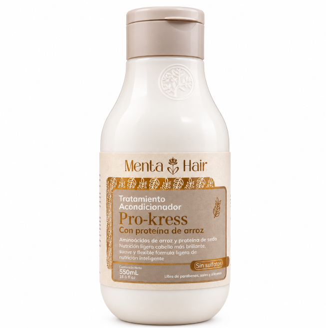 ACONDICIONADOR PRO-KRESS ARROZ 550ML MENTA HAIR