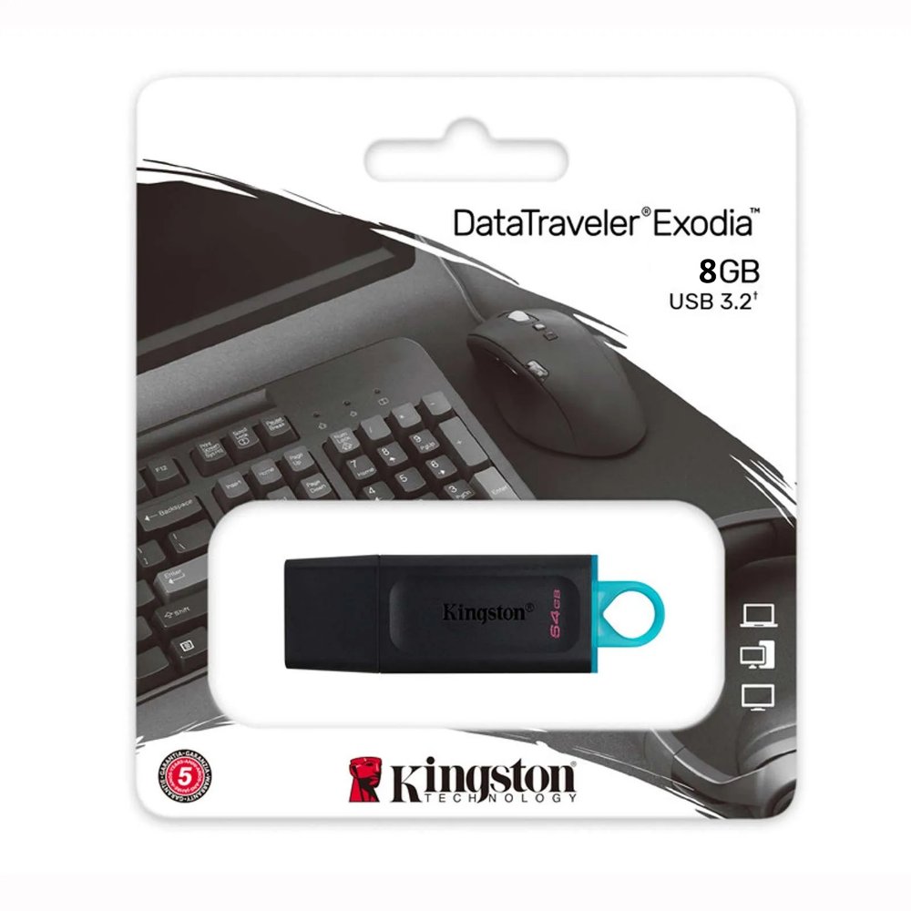 Memoria USB de 8 GB Exodia Kingston 3.2