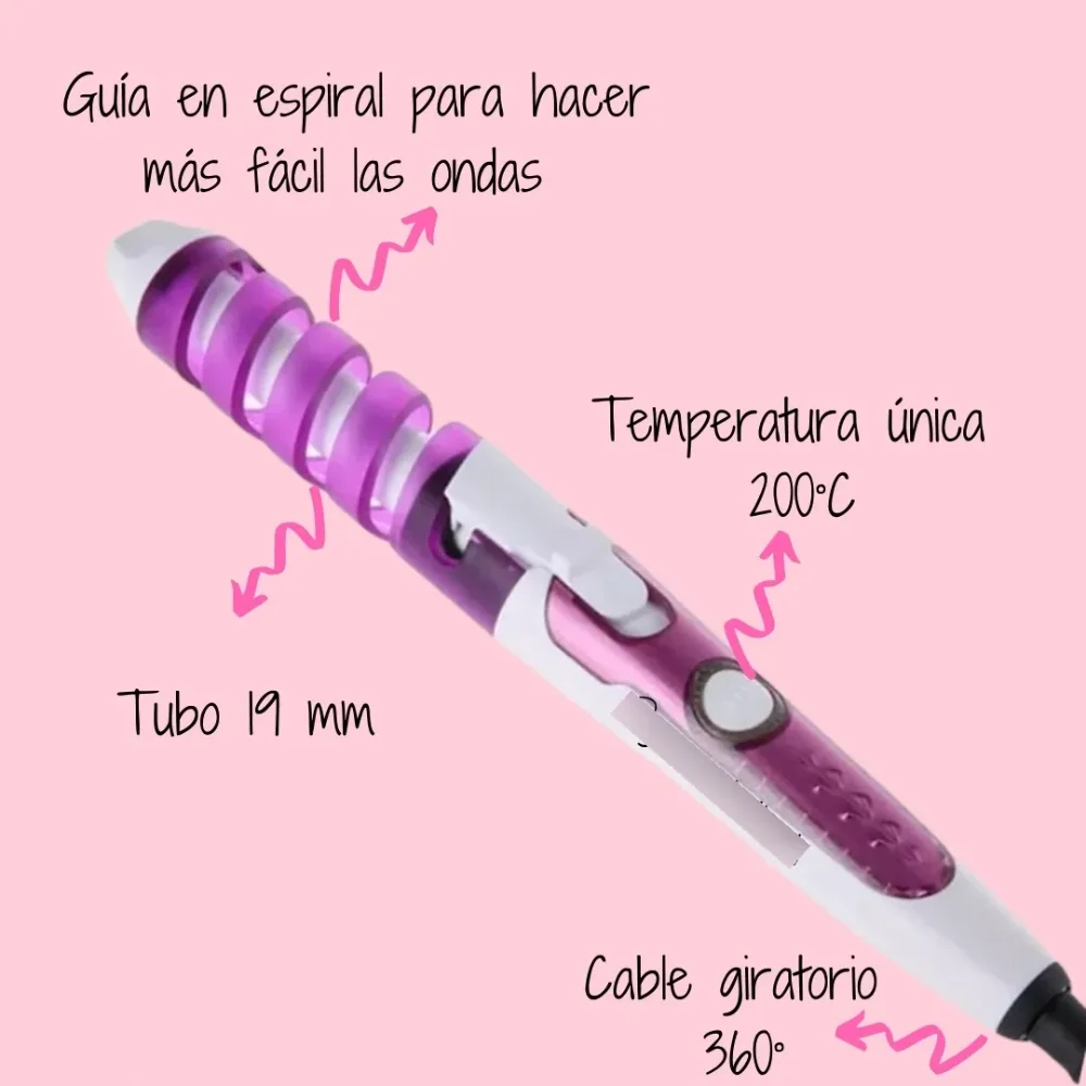 Rizadora Nova Nhc 2007a Onduladora Crespos Rizos Eléctrica