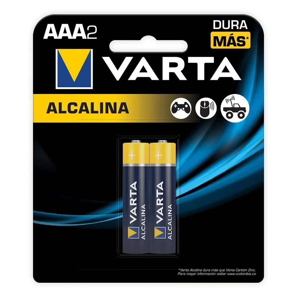 Pila Alcalina AAA-2 VARTA 4903-2