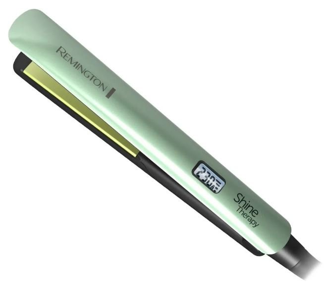 Plancha Alisadora Remington Shine Therapy Aguacate.