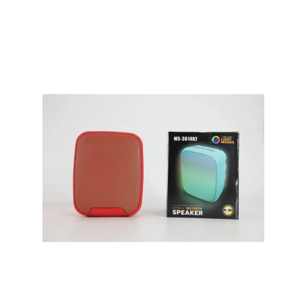 BOCINA BLUETOOTH CON LUZ LED 3 MS-3614BT