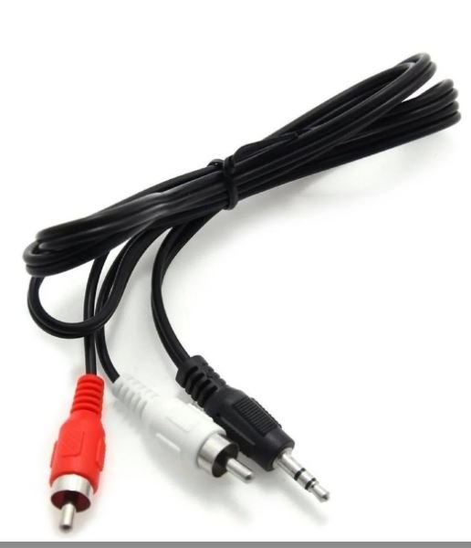 Cable Auxiliar De Audio Rca A Estereo Plug 3.5mm. 1.5mts
