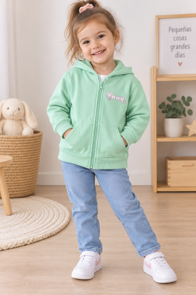CAMPERA RUSTICA CON CAPUCHA