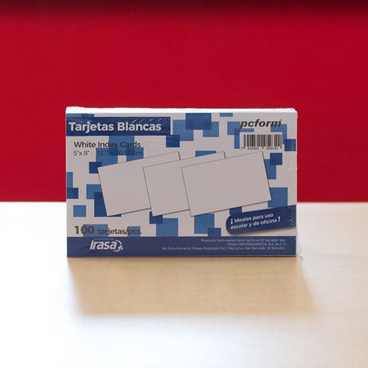 FICHAS MEDIA CARTA EN BLANCO