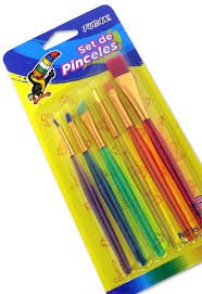 SET DE PINCELES TUCAN PEQUEÑOS 6 UNIDADES