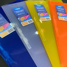 FOLDER PLASTICO CARTA / CARPETA PLÁSTICA TRANSPARENTE TAMAÑO A4