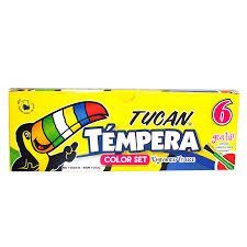 TEMPERAS TUCAN 6 COLORES TAMAÑO TRADICIONAL