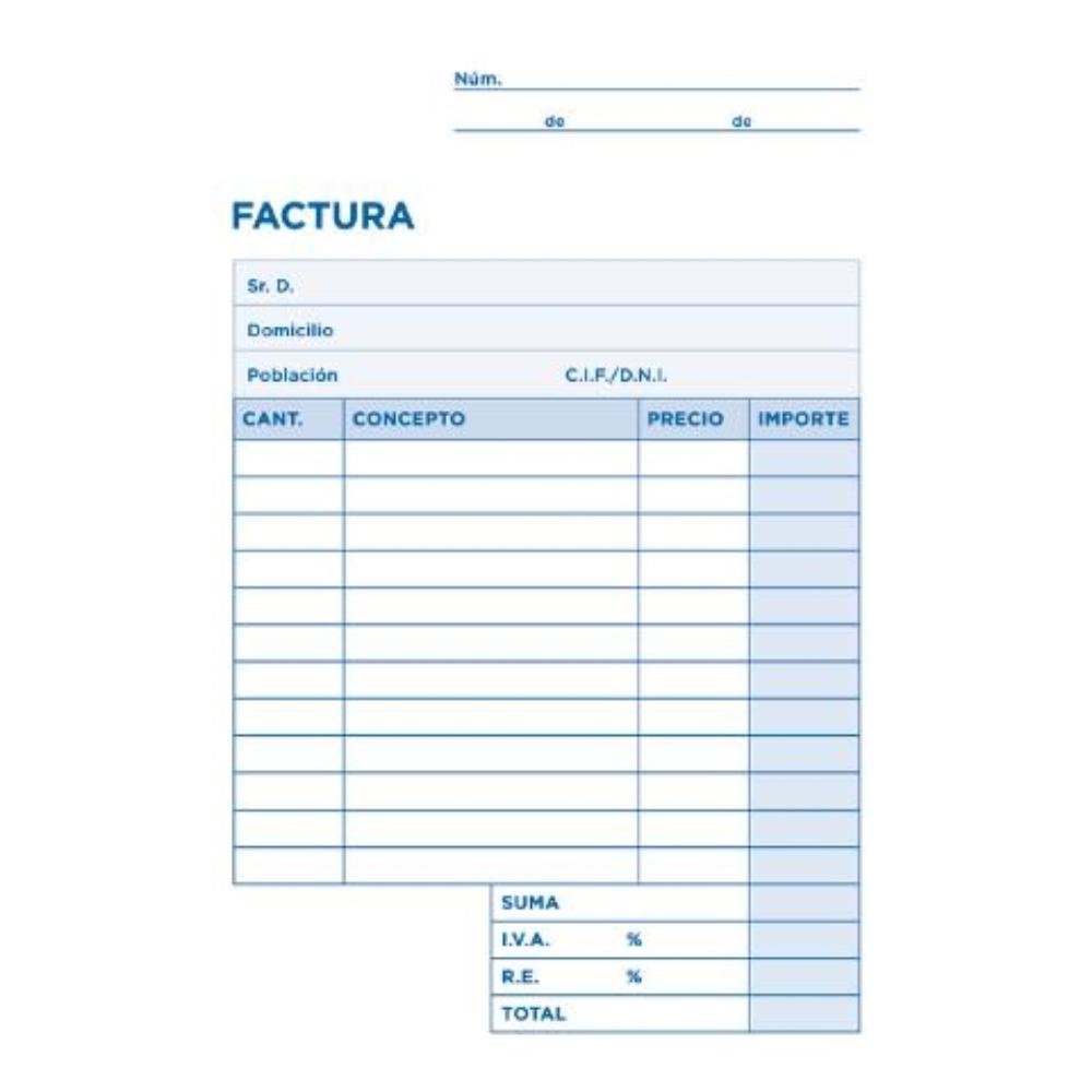 TALONARIO DE FACTURAS CORRIENTES MARCA YOTS