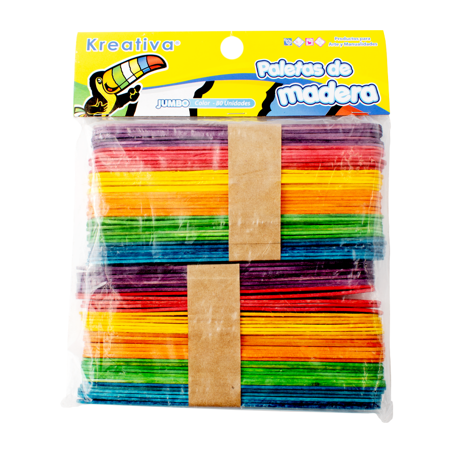 PALETAS JUMBO DE COLORES MARCA TUCAN