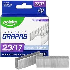 CAJA DE GRAPAS POINTER PEQUEÑA