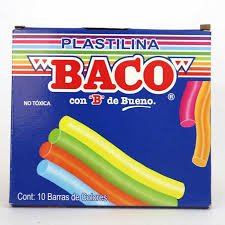 PLASTICINA BACO EN CAJA 10 BARRAS