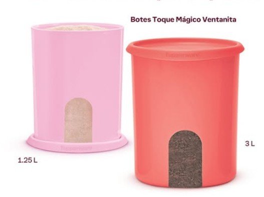 Bote TM Ventanita 2L Rojo